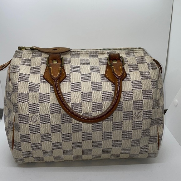 Louis Vuitton Handbags - Louis Vuitton Damier Azur speedy bag 25